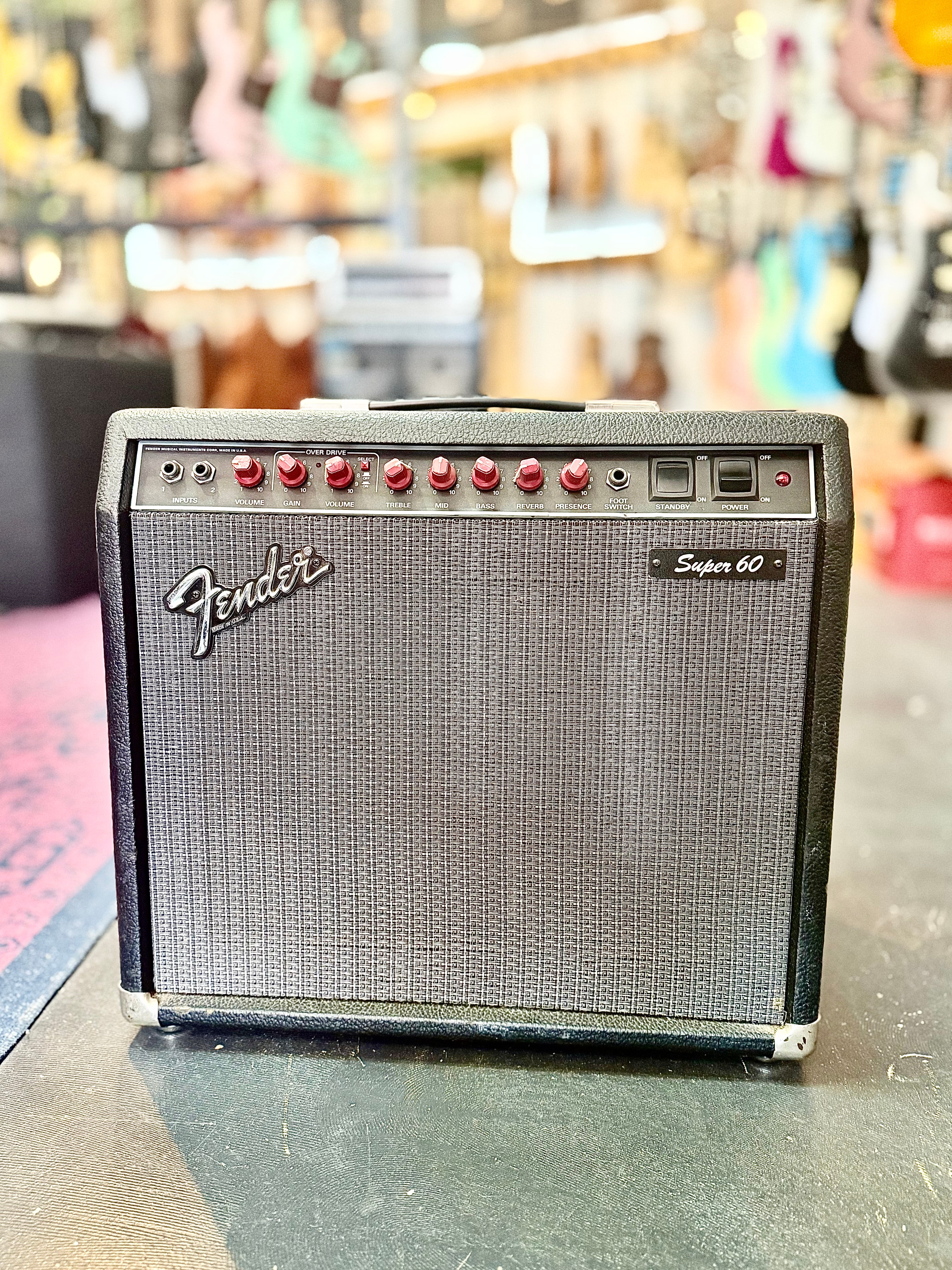 Fender | Super 60 | Red Knob | 1 x 12 | Valve Combo | Pre-Loved Fender | Super 60 | Red Knob | 1 x 12 | Valve Combo | Pre-Loved